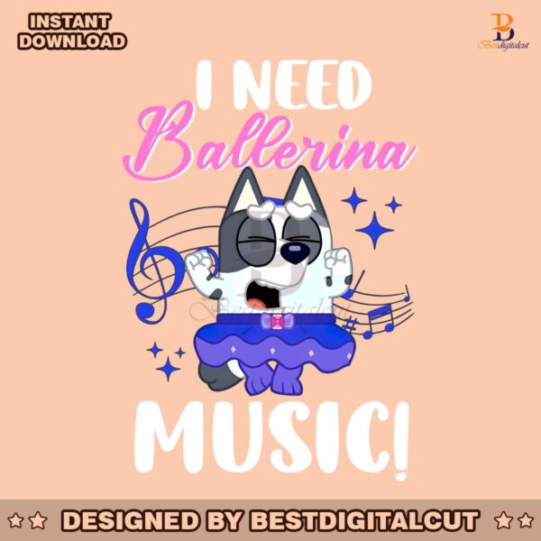 i-need-bellerina-music-muffin-bluey-png