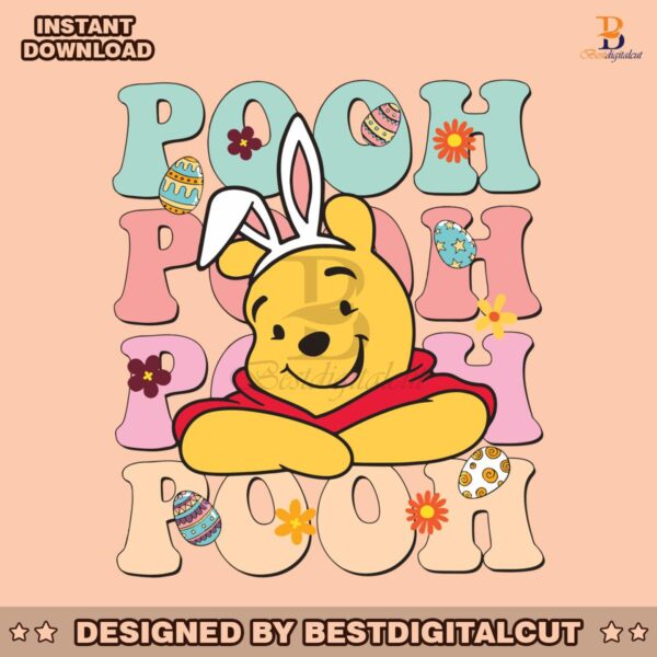 groovy-disney-winnie-the-pooh-easter-svg