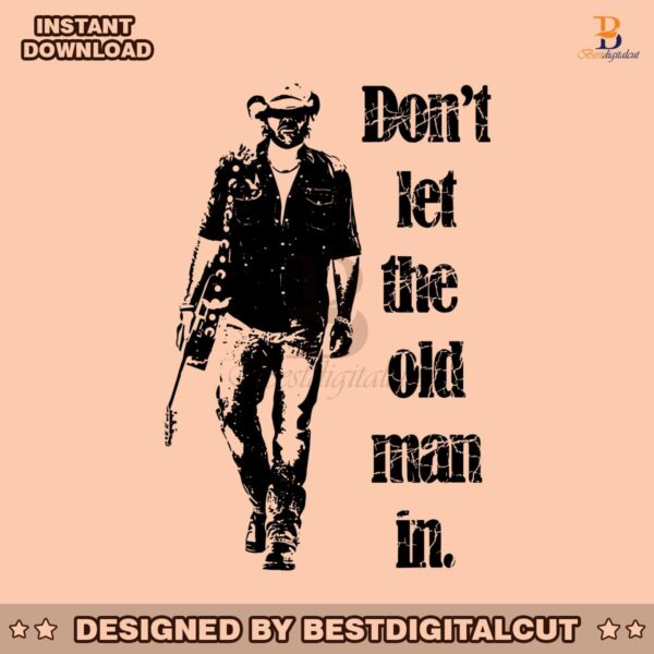 dont-let-the-old-man-in-vintage-walking-with-a-guitar-svg