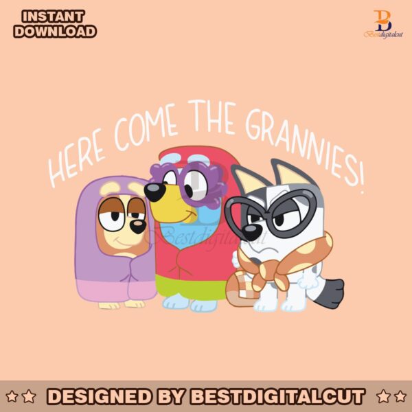 here-come-the-grannies-bluey-friends-svg