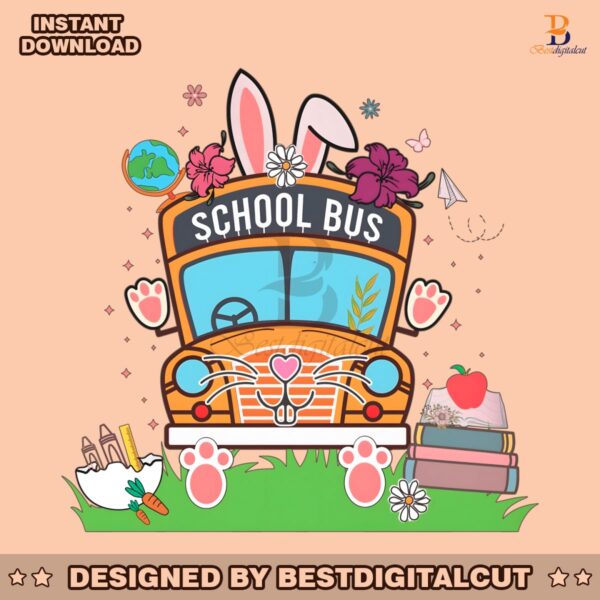 retro-easter-school-bus-driver-bunny-vibe-png