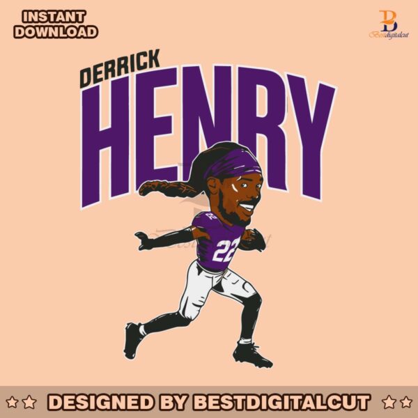 derrick-henry-baltimore-caricature-svg