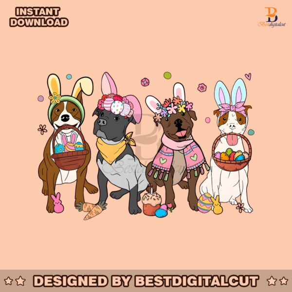 cute-pitbull-bunnies-easter-day-png