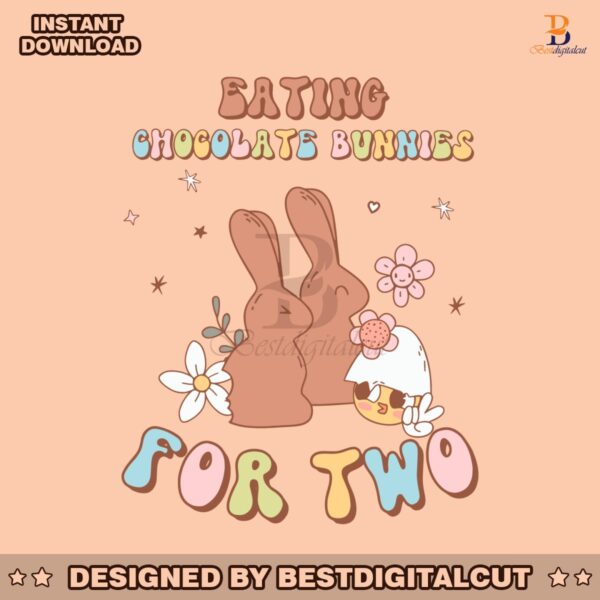 eating-chocolate-bunnies-for-two-svg