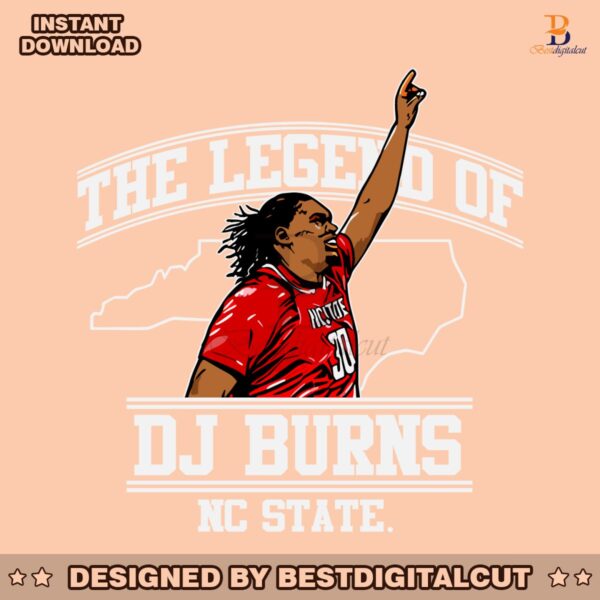 nc-state-basketball-the-legend-of-dj-burns-svg