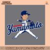 yoshinobu-yamamoto-caricature-mlb-player-svg