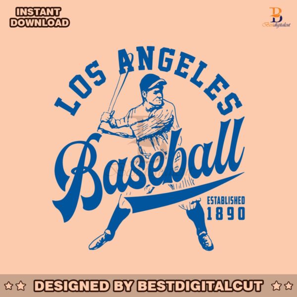 vintage-los-angeles-baseball-1890-svg