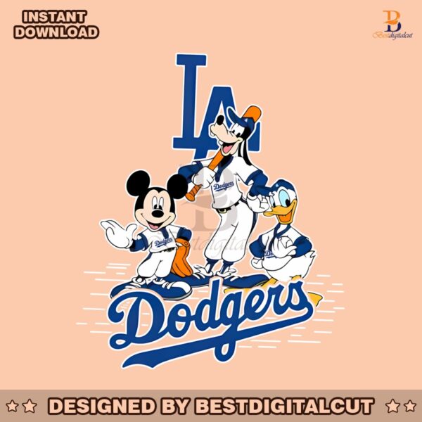 disney-dodgers-mickey-and-friends-baseball-png