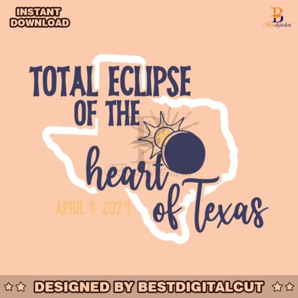 total-eclipse-of-the-heart-of-texas-2024-svg