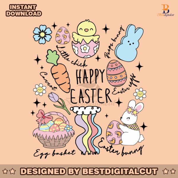 happy-easter-little-chick-peeps-bunny-svg