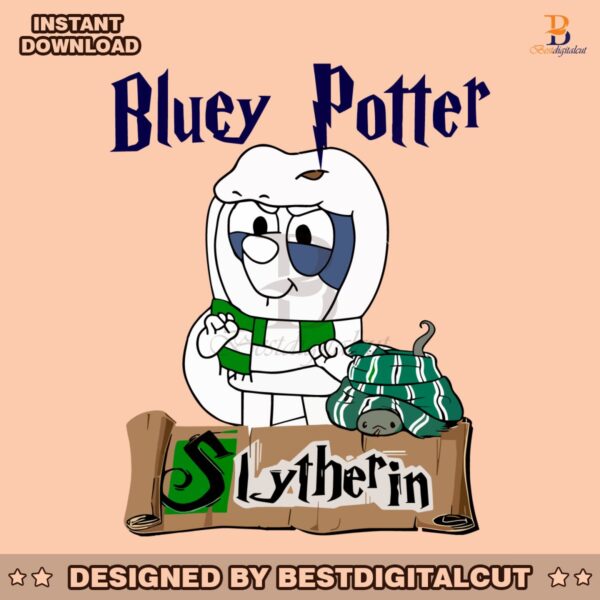 retro-bluey-potter-slytherin-hogwarts-png