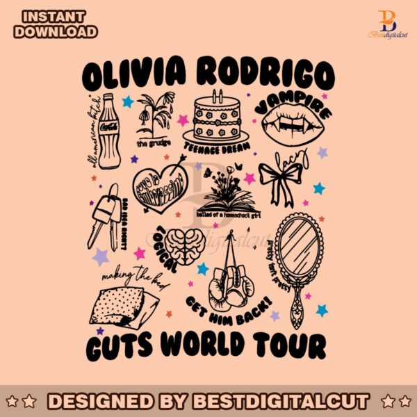 olivia-rodrigo-guts-world-tour-music-concert-svg