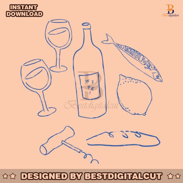 retro-wine-cooking-ingredients-svg