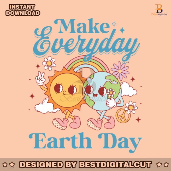 groovy-make-everyday-earth-day-svg