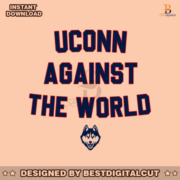 retro-uconn-against-the-world-svg