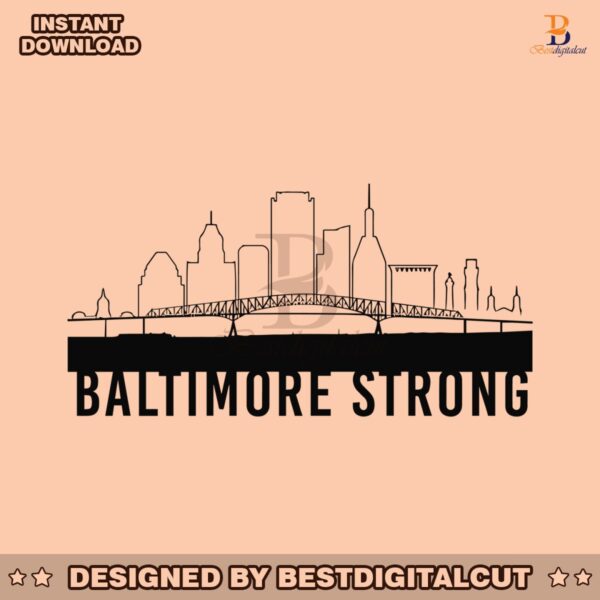 francis-scott-key-bridge-baltimore-strong-svg