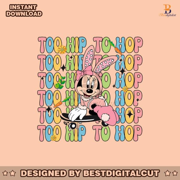 minnie-too-hip-to-hop-easter-day-png