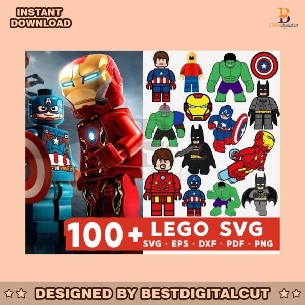 100-lego-cartoon-bundle-svg