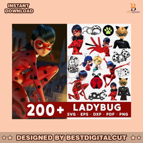 200-ladybug-design-bundle-svg