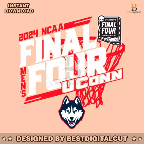 2024-ncaa-final-four-uconn-huskies-basketball-svg