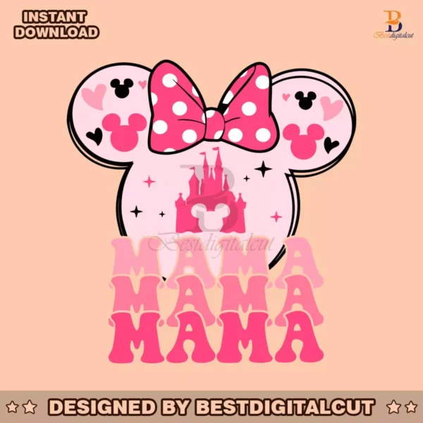 groovy-disney-mama-minnie-head-svg