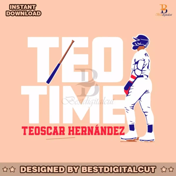 teoscar-hernandez-teo-time-dodgers-player-svg