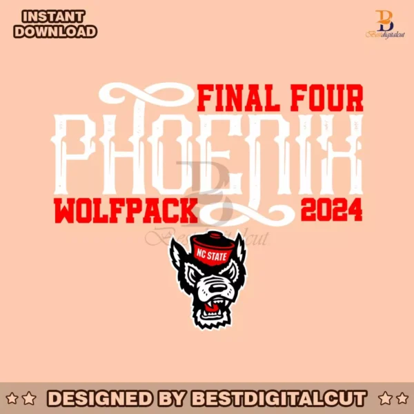 final-four-phoenix-nc-state-wolfpack-2024-svg