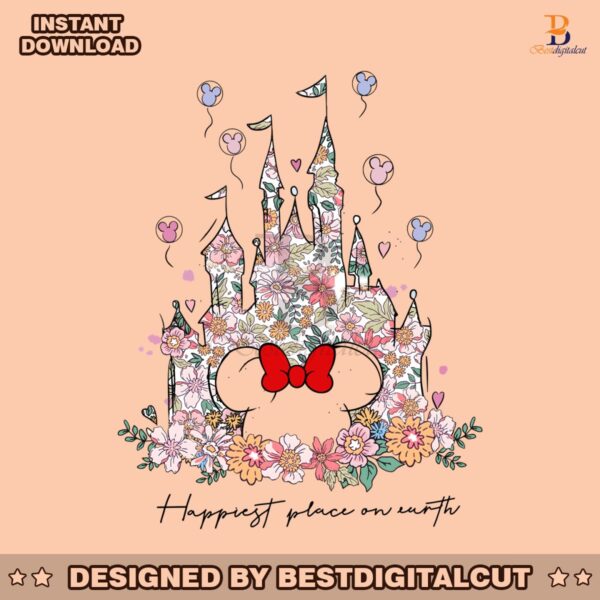 floral-castle-happiest-place-on-earth-minnie-mouse-png