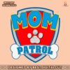 retro-mom-patrol-dog-paw-cartoon-svg
