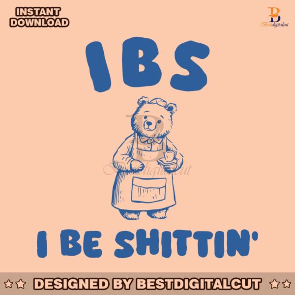 retro-ibs-i-be-shittin-bear-meme-svg