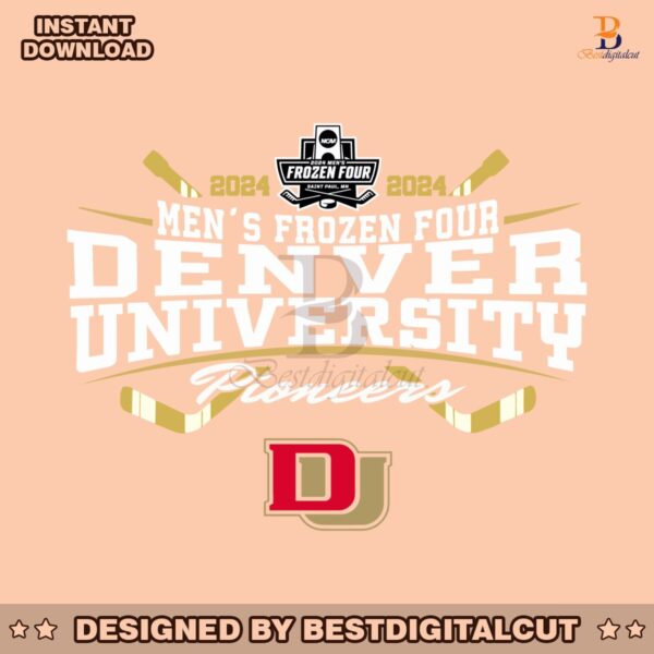 denver-university-ncaa-frozen-four-mens-ice-hockey-svg