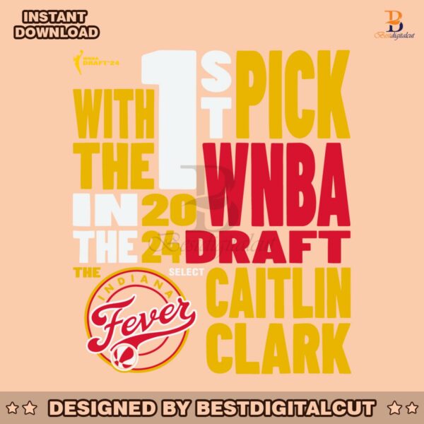 caitlin-clark-indiana-fever-2024-wnba-draft-1st-pick-svg