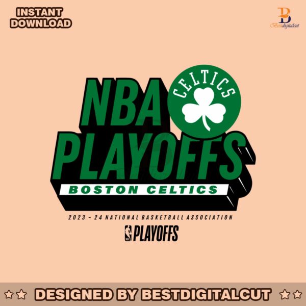 2024-nba-playoffs-boston-celtics-basketball-svg