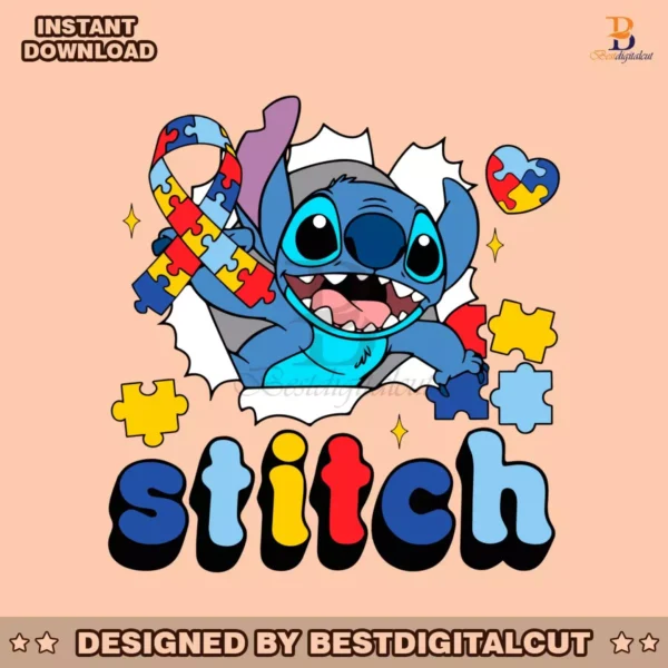 stitch-autism-awareness-ribbon-svg