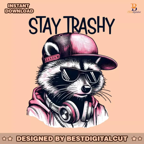 stay-trashy-funny-meme-raccoon-opossum-png