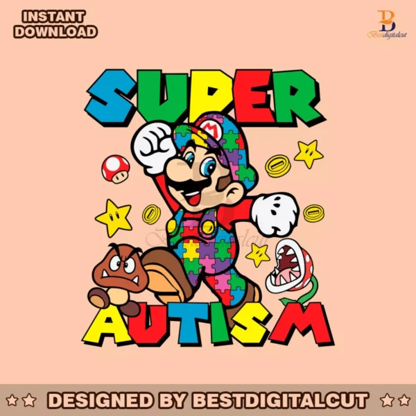 super-autism-mario-puzzle-pieces-svg