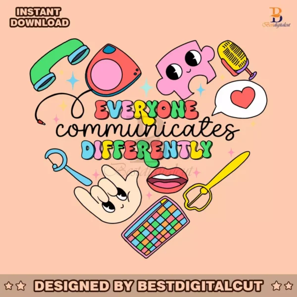 everyone-communicates-differently-doodles-svg