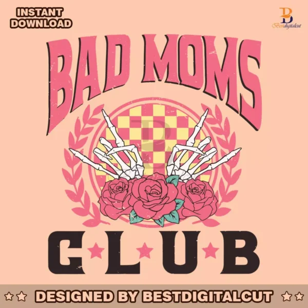 bad-mom-club-floral-skeleton-hand-svg