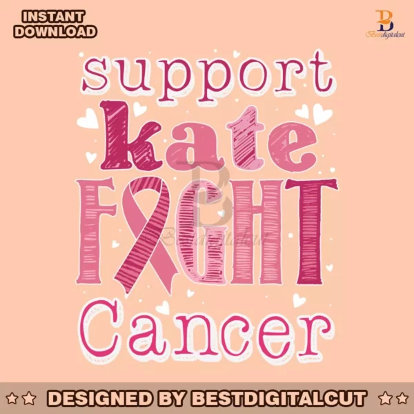 retro-support-kate-fight-cancer-pink-ribbon-svg