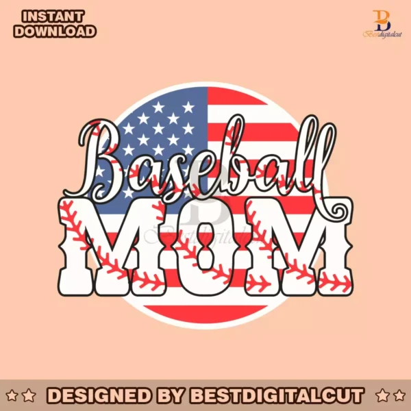 retro-baseball-mom-usa-flag-svg