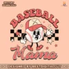 retro-baseball-mama-hat-checkered-svg