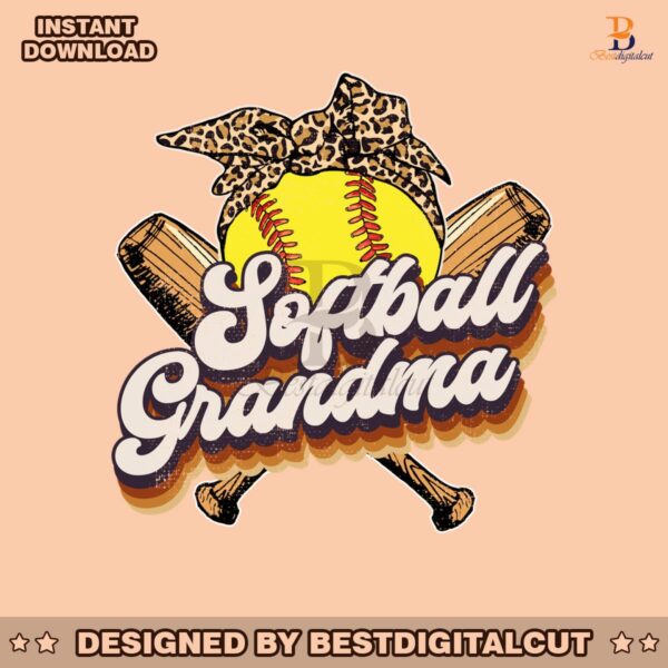 leopard-softball-grandma-png