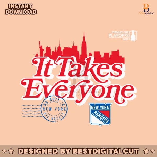 its-take-everyone-rangers-2024-stanley-cup-playoffs-svg
