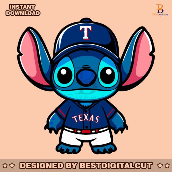 cute-stitch-texas-rangers-baseball-team-svg