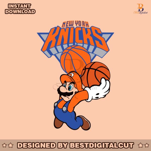 super-mario-basketball-new-york-knicks-svg