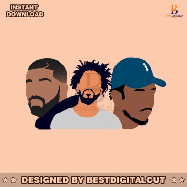 retro-drake-j-cole-kendrick-rapper-star-svg