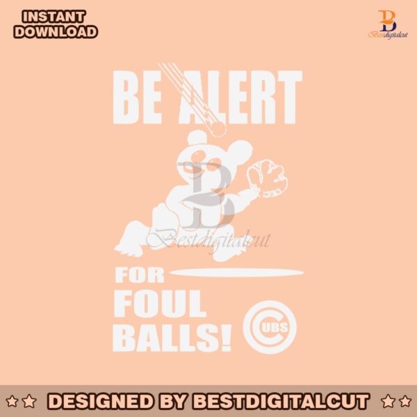 be-alert-for-foul-balls-chicago-cubs-svg