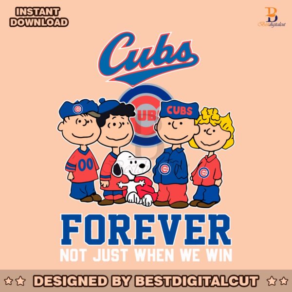 cubs-snoopy-friends-forever-not-just-when-we-win-svg