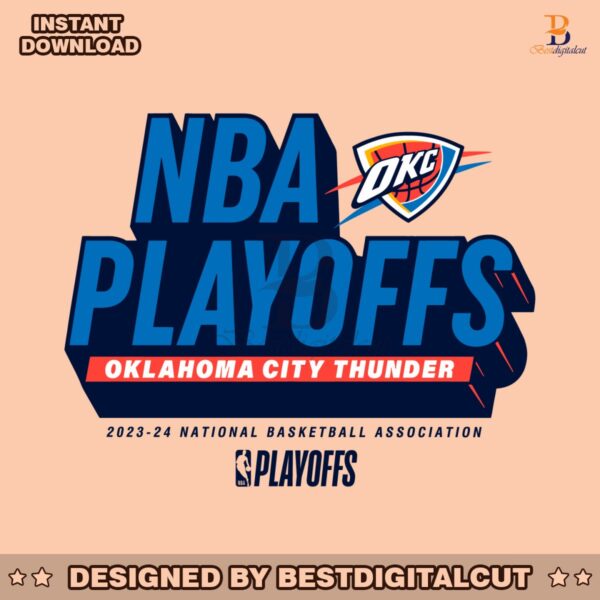 nba-playoffs-oklahoma-city-thunder-svg