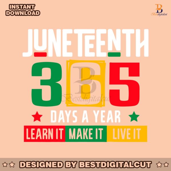 juneteenth-365-days-a-year-svg